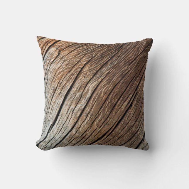 Old wooden texturetexture, wood, abstract, art, ba cushion (Front)