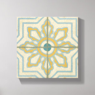 Old World Decorative Tile Pattern Canvas Print