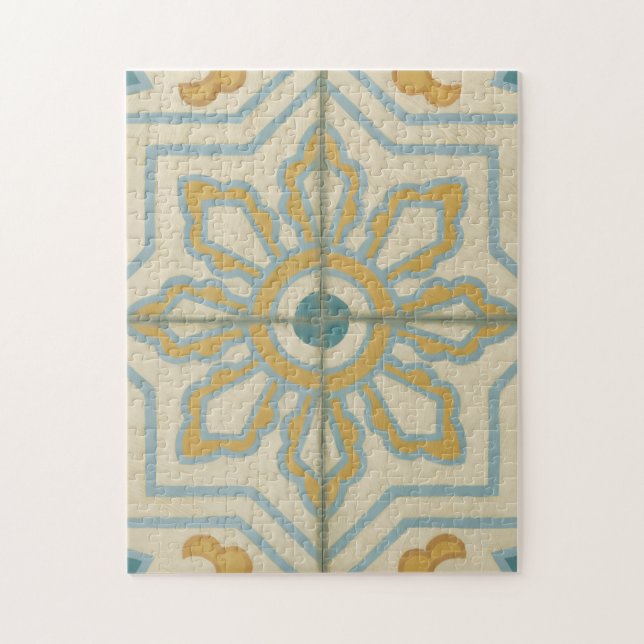 Old World Decorative Tile Pattern Jigsaw Puzzle (Vertical)