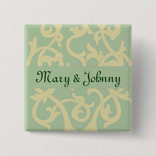 Old World Design 15 Cm Square Badge