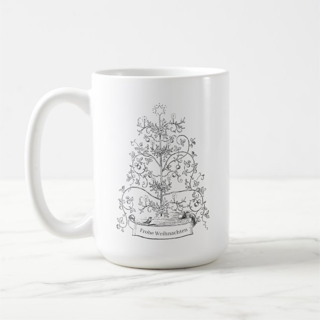 Old World German Christmas Coffee Mug (Left)