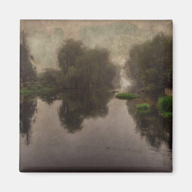 Old World Landscape Fine Art Painting Magnet (Front)