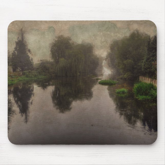 Old World Landscape Fine Art Painting Mouse Mat (Front)