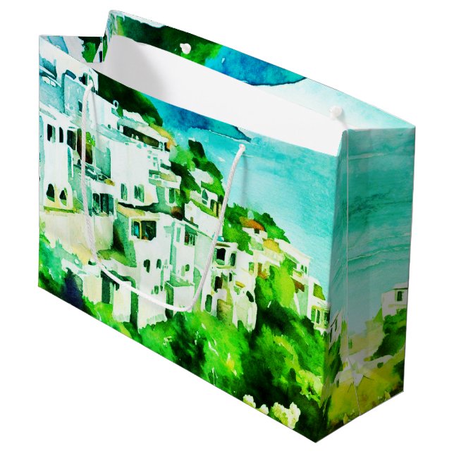 OLD WORLD LARGE GIFT BAG (Front Angled)