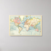 Old World  Map 1883 Antique map