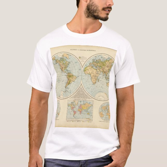 Old World Map 32 T-Shirt (Front)