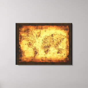 Old World Map Art Print