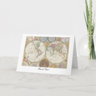 Old World Map from 1794 - Thank You