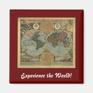 Old World Map Gifts Magnet