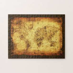 Old World Map Jigsaw Puzzle