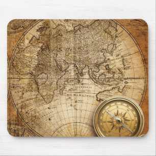 Old World Map Mousepad