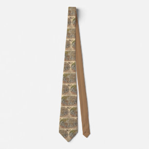 Old World Map Tie
