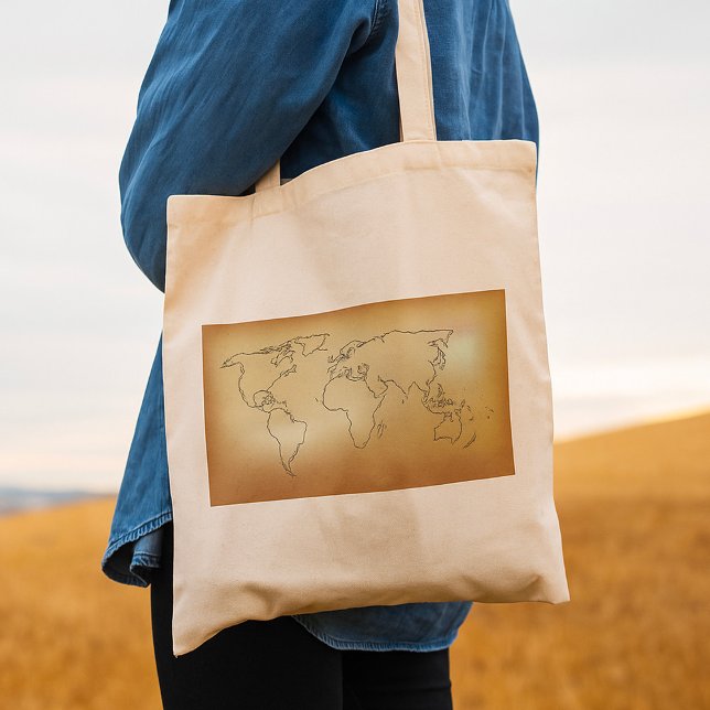 Old World Map Tote Bag (Creator Uploaded)