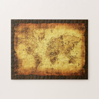 Old World Map Vintage Art Puzzle