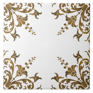 Old World Mediterranean Style Damask Decorative Tile