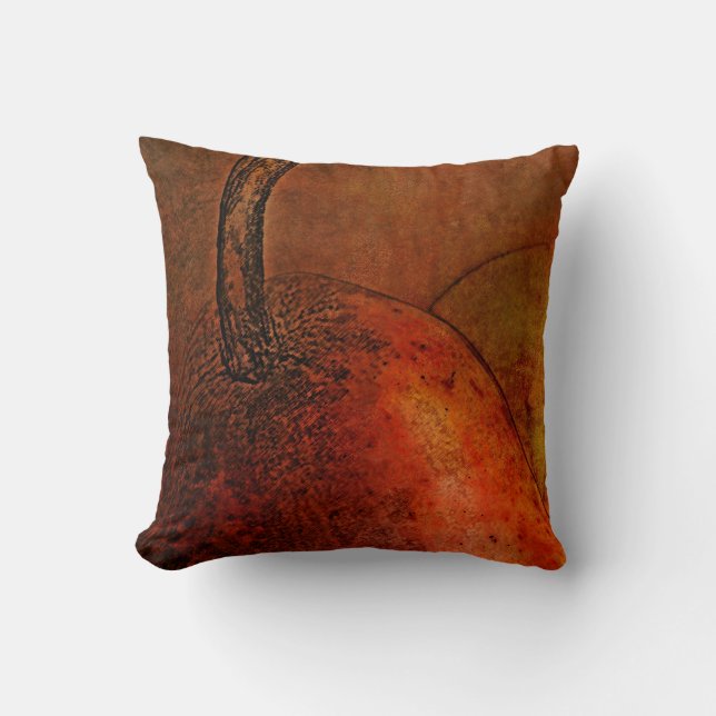 Old World Pears Art Cushion (Front)