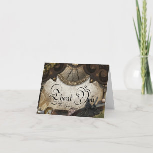 Old World Pirate Themed Thank You Card