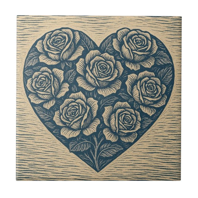 Old world Retro  Tile (Front)