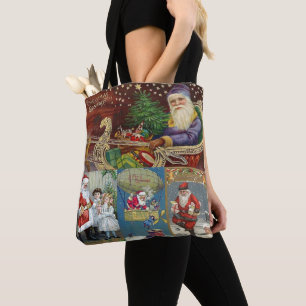 Old World Santa Claus Medley Tote Bag