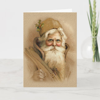 Old World Santa - No Text Holiday Card