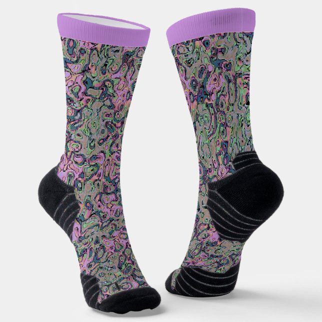 Old World Victoria Chic Design Socks (Angled)