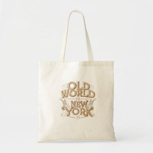 old world vs new york  tote bag