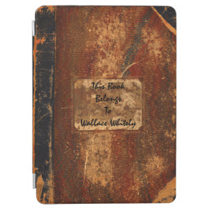 Old Worn Out Grunge Text Book iPad Air Cover