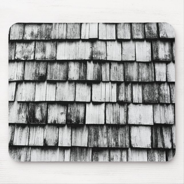 Old Worn Wooden Board Wall  Mouse Mat (Front)