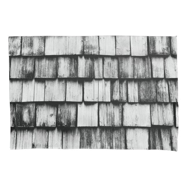 Old Worn Wooden Board Wall  Pillowcase (Front)
