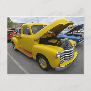 Old Yellow Truck Postcard