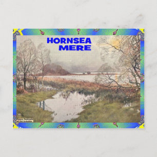 OLD YORKSHIRE - HORNSEA MERE POSTCARD