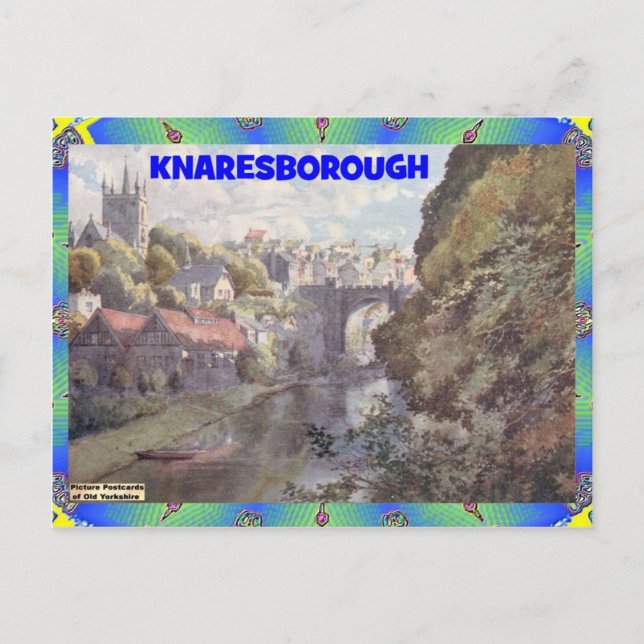 OLD YORKSHIRE - KNARESBOROUGH POSTCARD (Front)