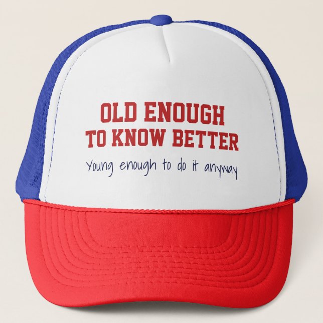 "Old & Young" hat (Front)