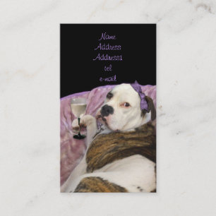 olde english bulldogge business card