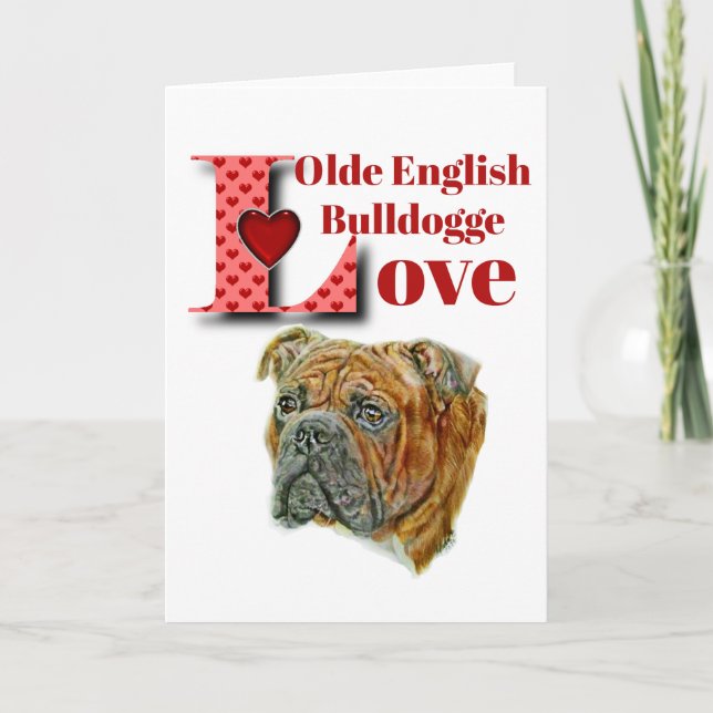 Olde English Bulldogge Card (Front)