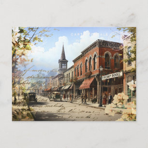 Olde Towne Memories Vintage Postcard