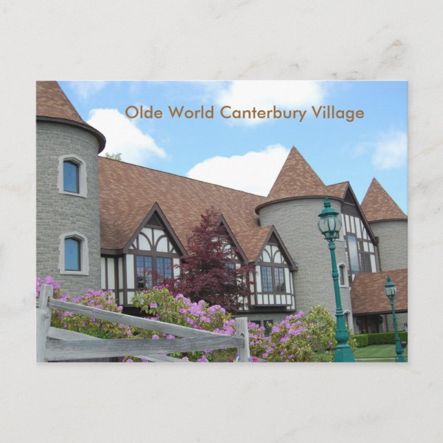 Olde World Canterbury Village Post Card 2 (Front)