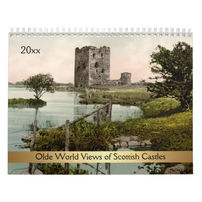 Olde World Views of Scottish Castles Calendar (Cover)