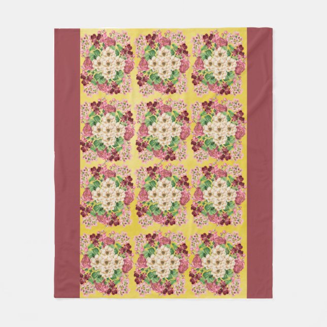 Olden Days-Phoebe-Fabric Fleece Blanket (Front)