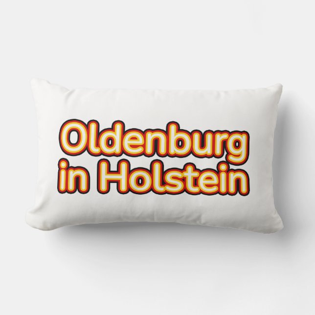 Oldenburg in Holstein Deutschland Germany Lumbar Cushion (Front)