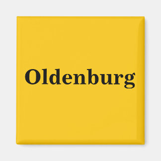 Oldenburg Magnet Sign Gold Gleb