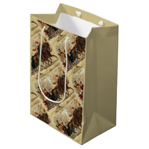 Older and Younger Sisters Ride - Mary Evans Medium Gift Bag