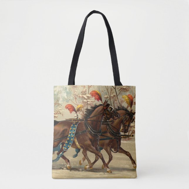 Older and Younger Sisters Ride - Mary Evans Tote Bag (Front)