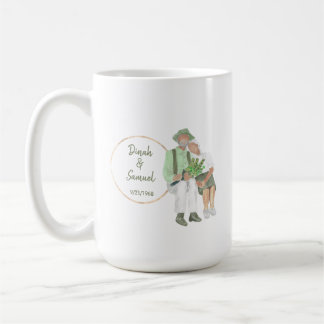 Older Couple Personalised Anniversary Gift Mug