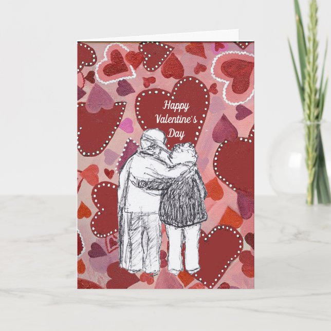 older couple valentine card (Front)