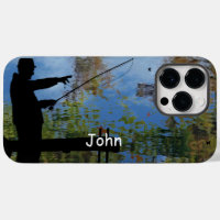 Older Man Fishing Retirement iPhone / iPad case