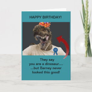 Older Men Birthday Greeting Card