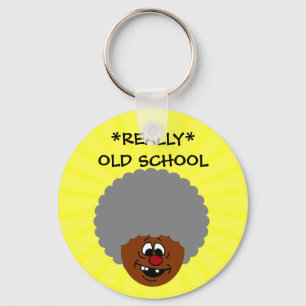 Older than dirt and proud of it senior citizen key ring