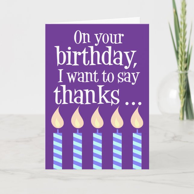 Older Than Me Funny Happy Birthday Card (Front)