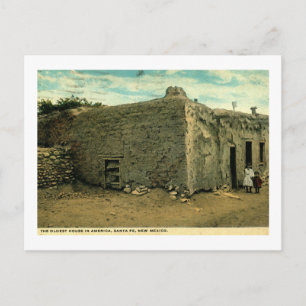 Oldest House in America, Santa Fe New Mexico Postcard